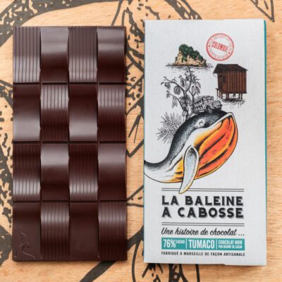 Tablette de chocolat noir Colombie Tumaco 76%