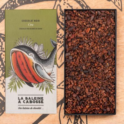 Tablette de chocolat noir cru 76%