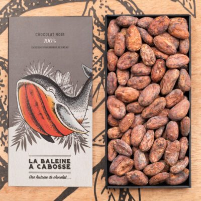 Tablette de chocolat noir 100% cacao