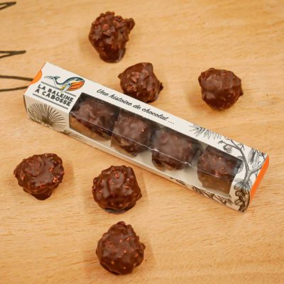 Chocolatier à Marseille - Chocolaterie artisanale La Baleine à cabosse 13 Rochers chocolat noir