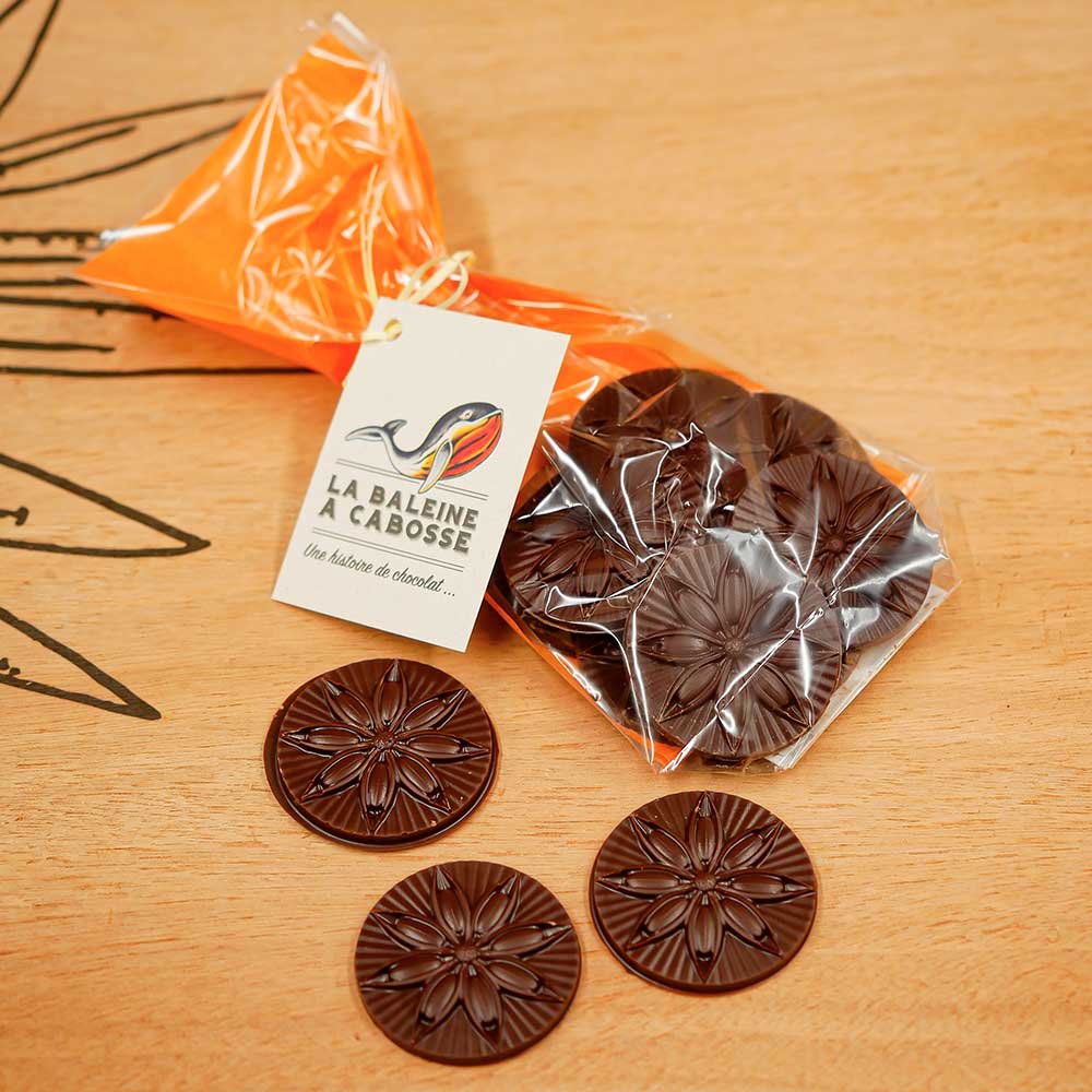 Chocolat noir 76% & badiane (anis étoilé) 1 badiane