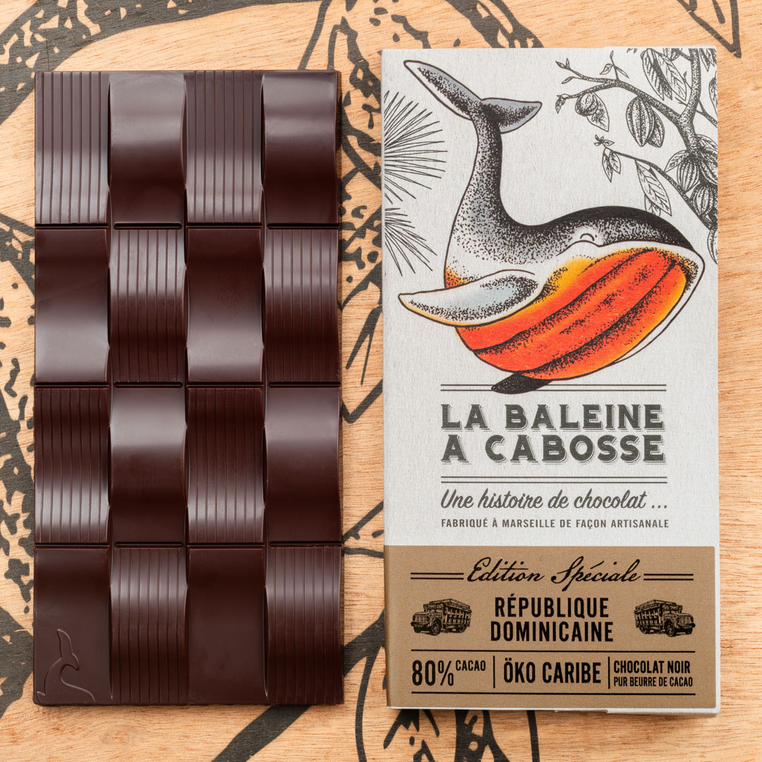 Tablette République Dominicaine - Okö Caribe 80% 1 Tablette de chocolat noir République dominicaine Okö Caribe 80%