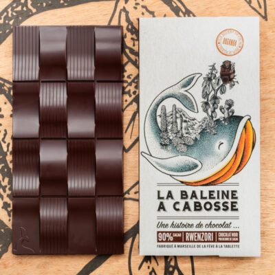 Tablette de chocolat noir Ouganda Rwenzori 90%
